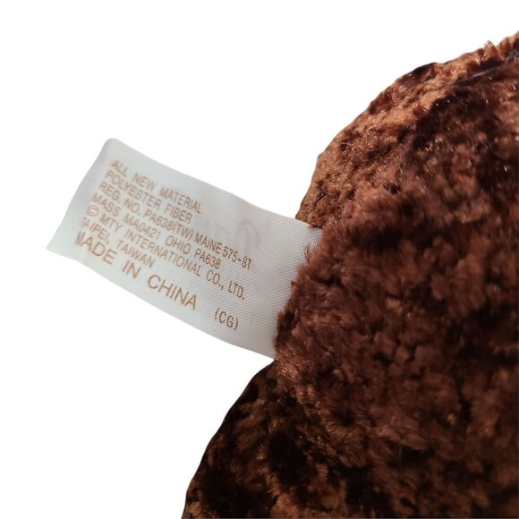 Dan Dee Teddy Bear 11 inch Plush Brown White Bow Soft Stuffed Animal Toy - Picture 5 of 6